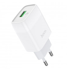 Мережевий зарядний пристрій HOCO Glorious single port. charger White ( )