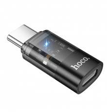 Перехідник HOCO C male to iP female transparent adapter ( )