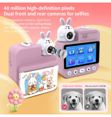 Дитячий фотоапарат миттєвого друку, PINK RABBIT