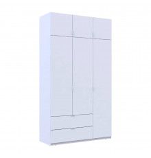 Шафа для одягу Doros Лукас Білий 3ДСП 135х50х240 DRS-011652 (80737800)