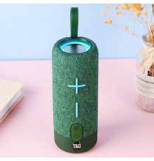 Bluetooth-колонка з RGB ПІДСВІЧУВАННЯМ, speakerphone, радіо, green