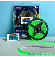 Світлодіодна стрічка LED, з пультом дистанційного керування, вологостійка