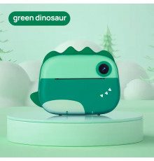 Дитячий фотоапарат з термодруком GREEN DINOSAUR