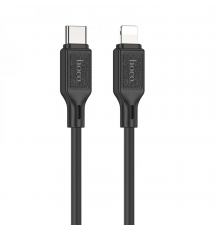 Кабель HOCO Cool silicone PD charging data cable for iP Black ( )