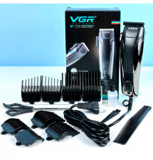 Машинка для стрижки VGR Professional з насадками + Тример та бритва