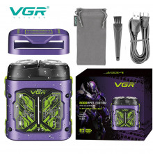 Електробритва VGR PURPLE, роторна, RPM