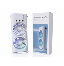 Вентилятор настільний дворівневий з охолодженням Double-ended Spray Fan LED (24 шт)