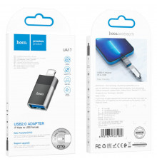 Перехідник OTG Hoco Lightning male to USB female