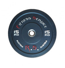 Бамперний диск для кросфіту Fitness Service RCP23-15 15 кг