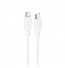 Кабель BOROFONE Lotto silicone charging data cable C to C White ( )