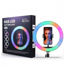 Кільцева світлодіодна лампа RGB см з тримачем для телефону
