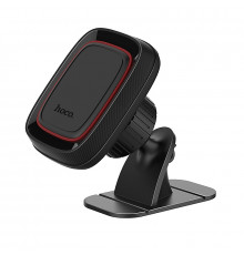 Автотримач для телефона HOCO Lotto series magnetic automotive center adsorbed holder Black ( )