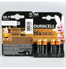 Батарейка DURACELL AA. Alkaline (4шт.)