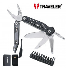 Багатофункціональний ніж (Мультитул) Traveler Black