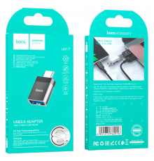 Перехідник OTG Hoco Type-C male to USB female (. )