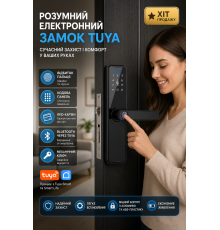 Електронний кодовий замок на двері Tuya, розумний смарт-замок із сенсорною панеллю