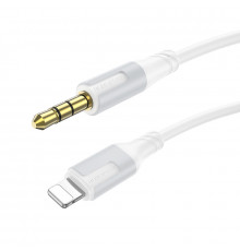 Аудіокабель BOROFONE iP to. male, TPE,, White ( )