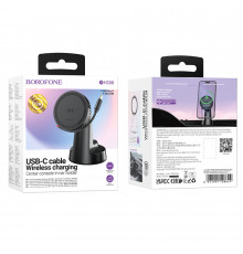 Holder Borofone Mona magnetic з бездротовою зарядкою,.,, (with cable)