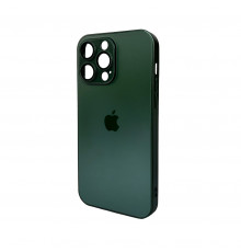 Чохол для смартфона AG Glass Matt Frame Color Logo for Apple iPhone Pro Max Cangling Green ( )