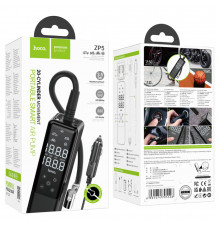 Автомобільний компресор Hoco May smart air pump з ліхтариком. ( )