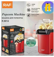 Попкорниця RAF Red, домашній апарат для приготування попкорну без олії