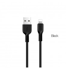 Кабель HOCO USB to iP,, PVC, TPE connectors, Black ( )