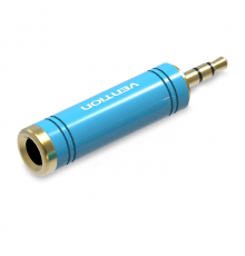 Аудіо перехідник Vention. Male to. Female Audio Adapter Blue Aluminum Alloy Type ( ) ( )