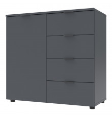Комод у вітальню Doros Рон 1 80х38х81 см Графіт (DRS-011293)