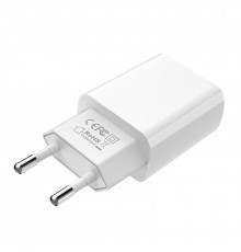 Мережевий зарядний пристрій BOROFONE Sharp single port charger. White ( )