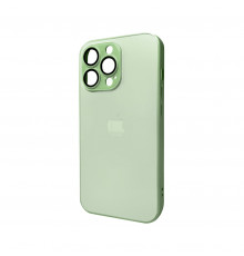 Чохол для смартфона AG Glass Matt Frame Color Logo for Apple iPhone Pro Light Green ( )