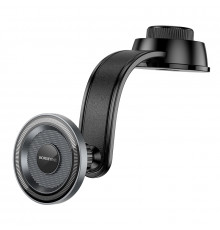 Автотримач для телефона BOROFONE Profit magnetic car holder(center console) black metal gray ( )