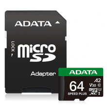Карта пам'яті microSDXC ( ) A-DATA SPEED PLUS Class ( ) (adapter SD) ( )