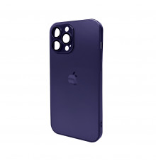 Чохол для смартфона AG Glass Matt Frame Color Logo for Apple iPhone Pro Max Deep Purple ( )