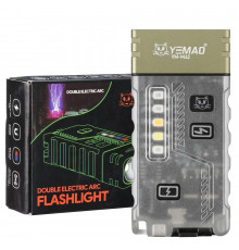 Портативний ліхтар YEMAO,, акумулятор mAh, запальничка, RGB