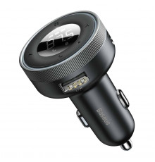 АЗП з FM-модулятором Baseus Enjoy Car Wireless Charger (Wireless.. ) Black ( )