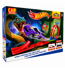 Траса Hot Wheels – Looping Track із трьома кільцями та стартом (36 шт)