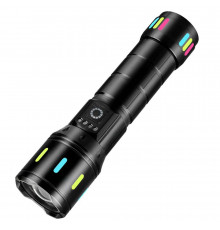 Ліхтар NIGHT VISION FLUORESCENCE РЕЖИМ WHITE LASER LED, індикація заряду,, ЗП Type-C, zoom, Box