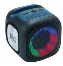Bluetooth-колонка з RGB ПІДСВІЧУВАННЯМ, speakerphone, радіо, black