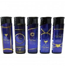 Запальничка пластикова із ліхтарем Wine (турбо полум'я)