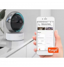 Бездротова поворотна IP-камера відеоспостереження Tuya, Smart Wi-Fi камера Мп °