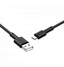Кабель BOROFONE USB to Type-C,, silicone, TPE connectors, Black ( )