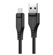 Кабель ACEFAST USB to Micro,,., TPE, TPE connectors, Black ( )