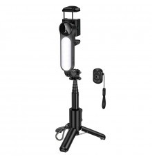 Селфі-трипод HOCO Feliz single-axis live broadcast holder Black ( )
