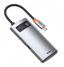 USB-хаб Baseus Metal Gleam Series Multifunctional Type-C HUB Docking Station Gray（Type-C to.. ） ( )