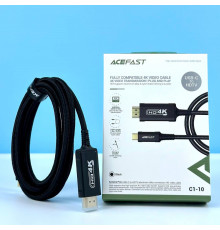 Кабель AceFast Type-C to HDMI (HDTV).
