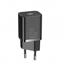 Мережевий зарядний пристрій Baseus Super Si quick charger IC EU Black ( )