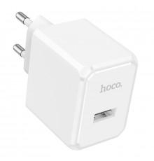 Мережевий зарядний пристрій HOCO Ocean single port charger White ( )