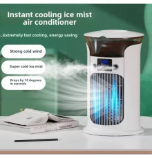 Портативний міні-кондиціонер Spray Air Cooler, настільний охолоджувач та зволожувач повітря