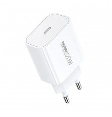 Мережевий зарядний пристрій REMAX Kiddy Series Fast Charger EU-White ( )