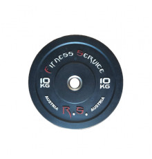 Бамперний диск для кросфіту Fitness Service RCP23-10 10 кг
